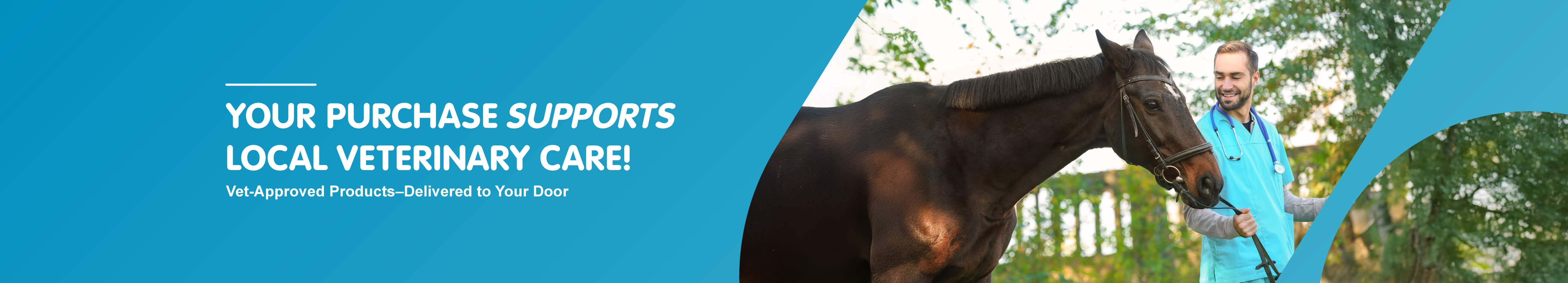 Your purchase supports local veterinary care! Vet-approved products delivered to your door